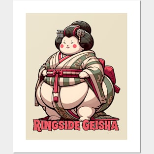 Sumo geisha Posters and Art